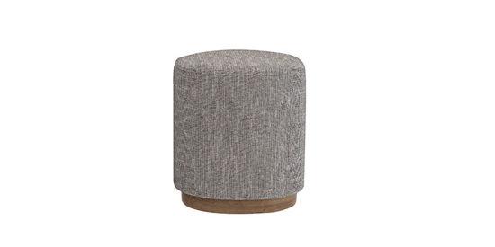 Lionte Make-Up Table Pouf Gray Fabric