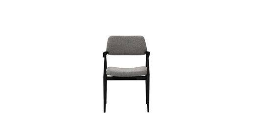 Grant Sandalye Siyah Ayak | Gri Kumaş